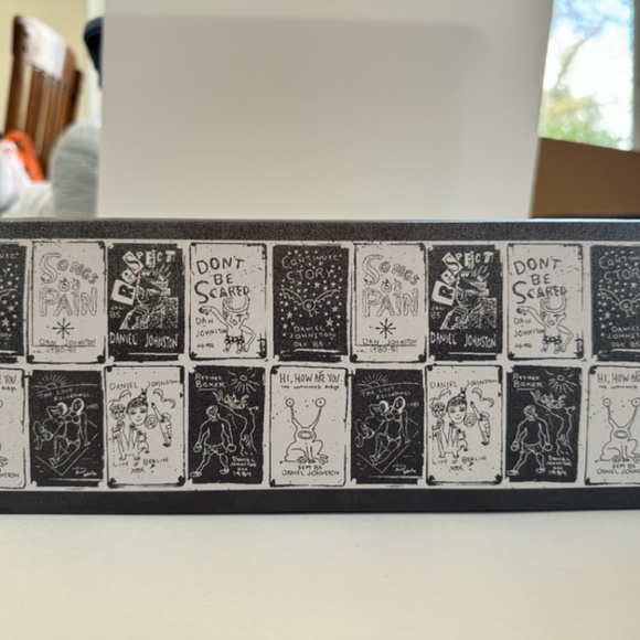 Vans Daniel Johnston Raven Skate Slip-On Men's 9.5 Limited Edition - Picture 2 of 10